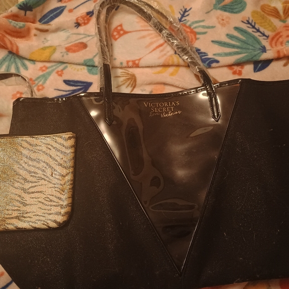 Victoria secret tote and change purse - Picture 2 of 6